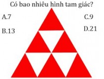 Bạn đếm được bao nhiêu hình tam giác?,đố vui IQ,đố vui iq có đáp án,đố vui hình ảnh