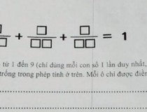 Hãy dùng các chữ số từ 1 đến 9, chỉ dùng mỗi con số 1 lần duy nhất. Mỗi ô chỉ được điền 1 kí tự số,đố vui IQ,đố vui iq có đáp án,đố vui hình ảnh