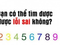 Bạn có thể tìm được lỗi sai không?,đố vui IQ,đố vui iq có đáp án,đố vui hình ảnh