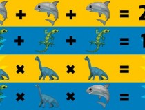 Tìm giá trị của mỗi con vật và kết quả của phép tính,đố vui IQ,đố vui iq có đáp án,đố vui hình ảnh