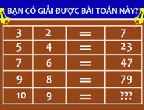 Tìm ra quy luật và số còn thiếu ở dấu hỏi,đố vui IQ,đố vui iq có đáp án,đố vui hình ảnh