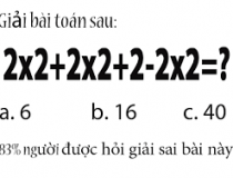 Đáp án của phép tính là bao nhiêu?,đố vui IQ,đố vui iq có đáp án,đố vui hình ảnh