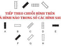 Tiếp theo chuỗi hình trên là hình nào trong các hình sau?,đố vui IQ,đố vui iq có đáp án,đố vui hình ảnh