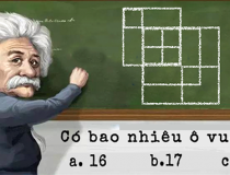 Có bao nhiêu ô vuông?,đố vui IQ,đố vui iq có đáp án,đố vui hình ảnh