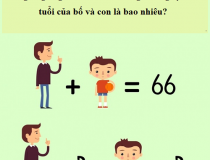 Hỏi tuổi của bố và con là bao nhiêu?,đố vui IQ,đố vui iq có đáp án,đố vui hình ảnh