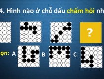 Tìm hình phù hợp còn thiếu ở dấu chấm hỏi trong số A, B, C,đố vui IQ,đố vui iq có đáp án,đố vui hình ảnh