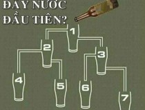 Ly nào sẽ đầy nước đầu tiên?,đố vui IQ,đố vui iq có đáp án,đố vui hình ảnh