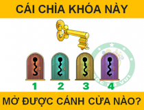 Cái chìa khóa này mở được cánh cửa nào?,đố vui IQ,đố vui iq có đáp án,đố vui hình ảnh