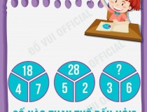 Tìm số thích hợp ở dấu hỏi chấm?,đố vui IQ,đố vui iq có đáp án,đố vui hình ảnh