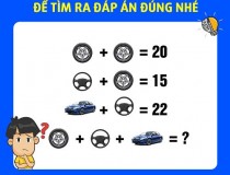 Tìm ra đáp án đúng,đố vui IQ,đố vui iq có đáp án,đố vui hình ảnh