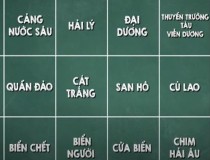 Tìm từ ghép không nằm trong trường từ vựng về biển?,đố vui IQ,đố vui iq có đáp án,đố vui hình ảnh