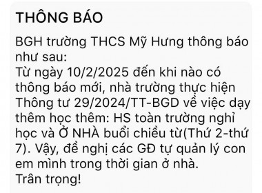 nhà trường cho ngay quả ko học buổi chiều vui ...