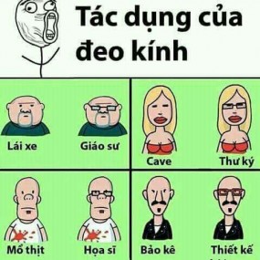 Ta Khi Đeo Kính : Học Sinh -) Nhà Bác Học ( Ê - Đi - Sơn )