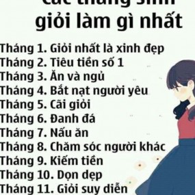 Hãy xem tháng sinh của bn nhé 