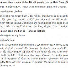 chuẩn bị giáng sinh