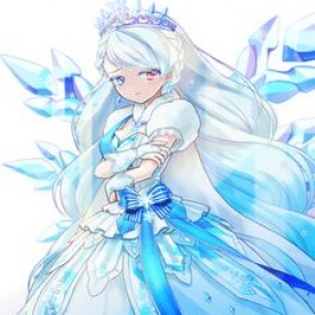 Anime girl white hair :))