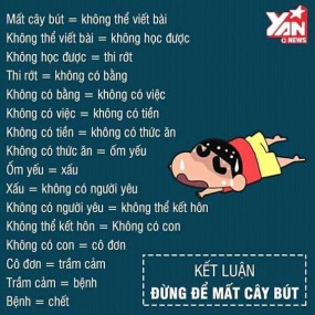 Đừng làm mất bút nha ae!!