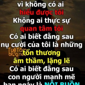 Quá mệt mỏi vì những phiền muộn