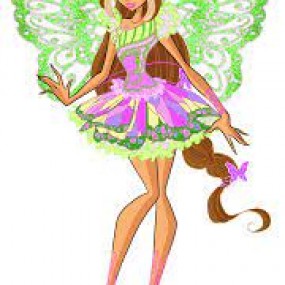 Flora Winx Club All Magic Costum