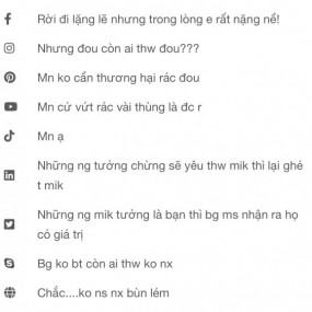 haizzz có ai ghét mình quá thì nói thẳng nhé. Chứ đừng giấu làm gì.