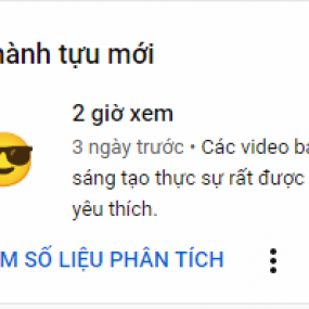 my achievements in my youtube channel =)) [thanh tuu mik cay do =))]