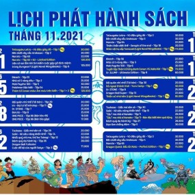 Đã có lịch phát hành sách tháng 11 của NXB Kim Đồng rùi. Phải tiết kiệm tiền thôi!