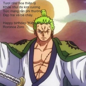 Chúc mừng sinh nhật kiếm sĩ lạc trôi Zoro