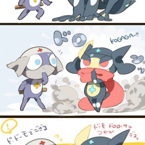 2 Ninja Ếch Xanh = Dororo ( Quân Đoàn Ếch Xanh ) + Gekkouga ( Pokémon )