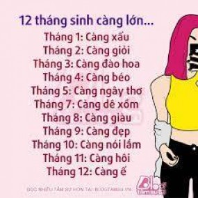 CÁc bạn cung nào tháng mấy?(Mấy cái kia ko ảnh nên đăng lại!)