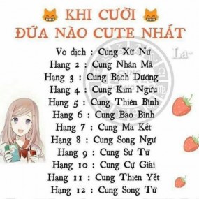 Ai cười xinh nhất vậy các bạn ơi