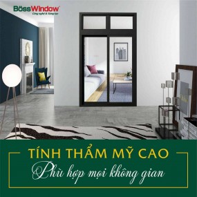 Tổng hợp các mẫu cửa sổ mở quay 2 cánh nhôm xingfa