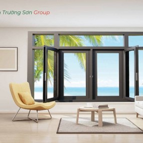 Tổng hợp các mẫu cửa sổ mở quay 2 cánh nhôm xingfa