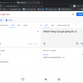 Google Dịch bị sao đây ?