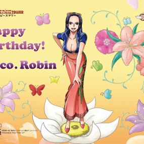 Happy birthday my waifu - Nico Robin <3