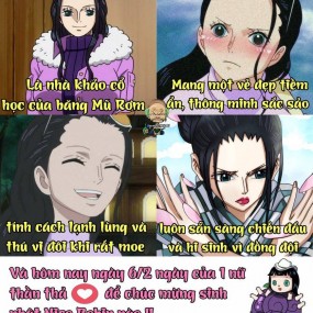 Happy birthday my waifu - Nico Robin <3