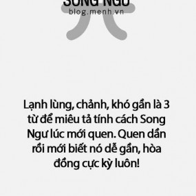 Có ai cung SONG NGƯ như mềnh ko?