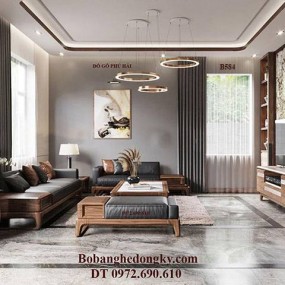 Bàn Ghế Sofa Gỗ Sôi Giá Rẻ