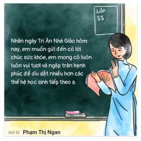 gửi tới các bạn có ước mơ trở thành giáo viên và những ai là giáo viên nha