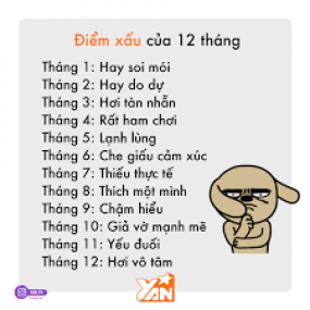 điểm xấu của bn là j