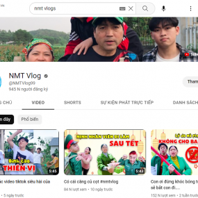 Có ai fan Nmt vlog ko ah