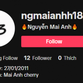 Follow nick TikTok cko mik nka!!! Camon! #tiktok @ngmaianhh TikTok: https://www.tiktok.com/@ngmaianhh182010