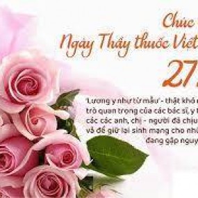 Chúc mừng ngày Thầy thuốc Việt Nam nhé