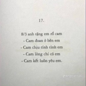 ai tặng tui rổ cam đi