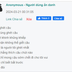 tôi sẽ chết cho mấy người vừa lòng