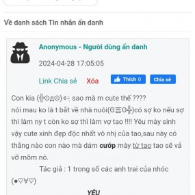 Anh nào gửi vậy?