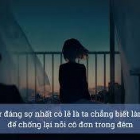 tui thực sự cô đơn