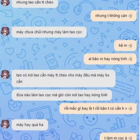 Bằng chứng đoạn chat của mình với Thanh Trúc