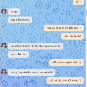 Bằng chứng đoạn chat của mình với Thanh Trúc