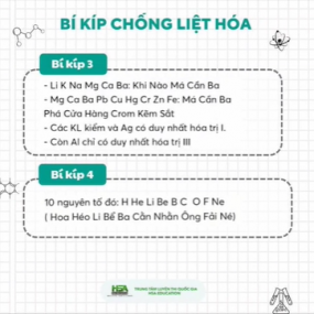 Bí quyết chống liệt môn HÓA. Lưu ngayy nàooo