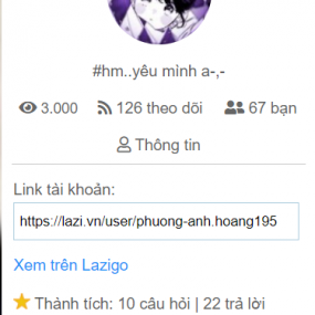 Cảm ơn 3000 ng đã soi mói mình nhó=33